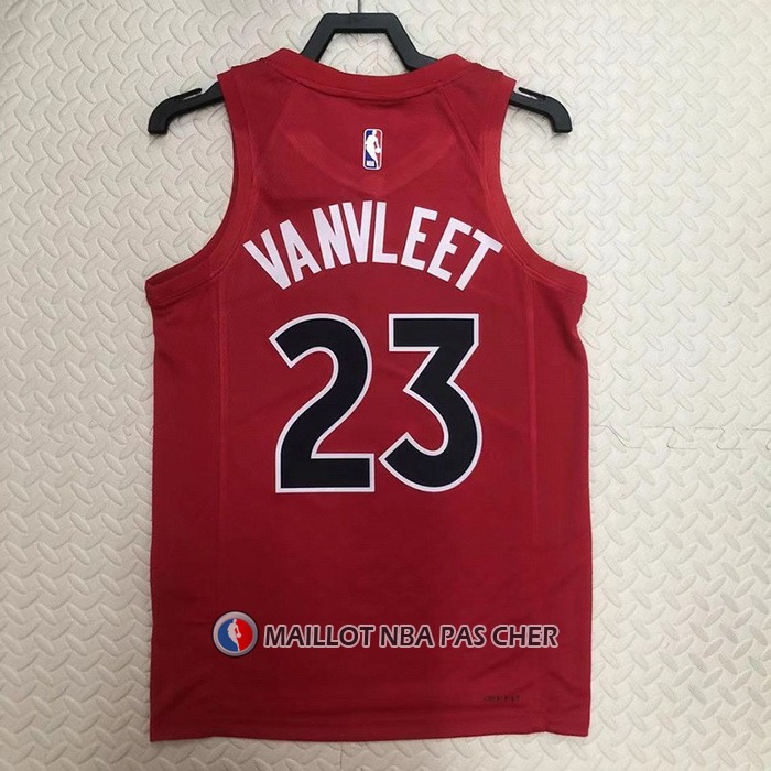 Maillot Tornto Raptors Fred Vanvleet NO 23 Icon 2022-23 Rouge
